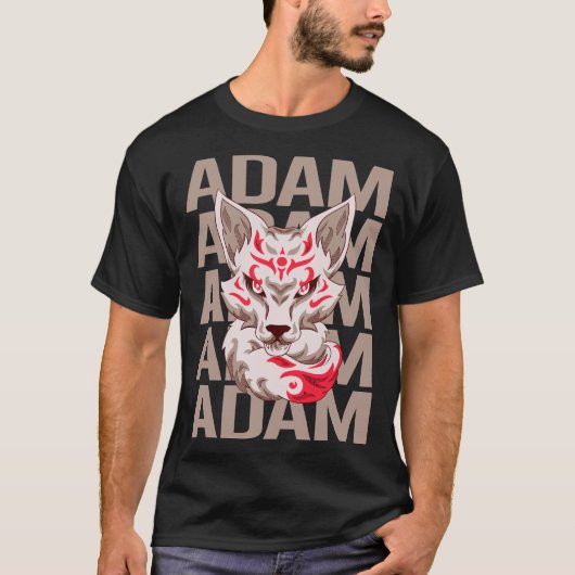 Voshoofd - Adam Naam T-shirt (Voorkant)