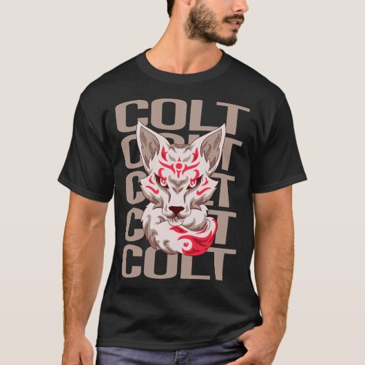 Voshoofd - Colt Naam T-shirt (Voorkant)
