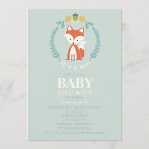 Voskrans Baby Shower - Meisje Kaart