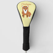 Vosontwerp Golfheadcover (Voorkant)