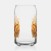 Vosrode Labrador Retriever Hond Blikvorm Glas (Links)