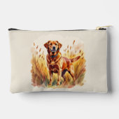 Vosrode Labrador Retriever Hond Etui (Achterkant)