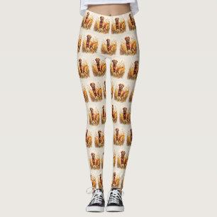 Vosrode Labrador Retriever Hond Leggings