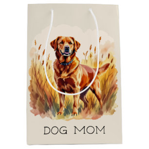Vosrode Labrador Retriever Hond Medium Cadeauzakje