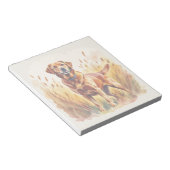 Vosrode Labrador Retriever Hond Notitieblok (Schuin)