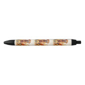 Vosrode Labrador Retriever Hond Zwarte Inkt Pen (Voorkant)
