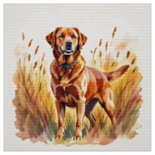 Vosrode Labradord retrieverhond Stof