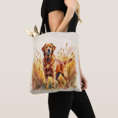 Vosrode Labradord retrieverhond Tote Bag (Dichtbij)
