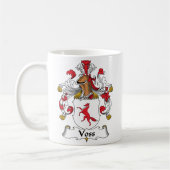 Voss Family Crest Koffiemok (Links)