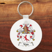 Voss Family Crest Sleutelhanger (Voorkant)