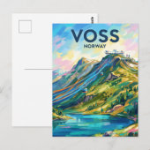 Voss Resort Noorwegen Briefkaart (Voorkant / Achterkant)