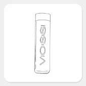 Voss Water Sticker (Voorkant)