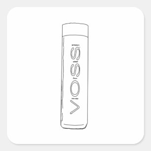 Voss Water Sticker