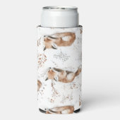 Vossen bosdieren seltzer blikjeskoeler (Seltzer Achterkant)