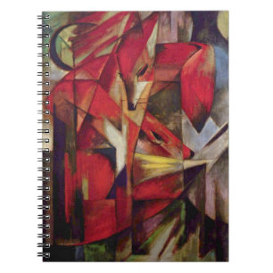 Vossen door Franz Marc, Vintage Abstract Cubisme K Notitieboek