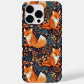 Vossen en bladeren patroon Case-Mate iPhone case (Achterkant)