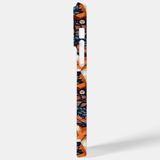 Vossen en bladeren patroon Case-Mate iPhone case (Achterkant / Links)