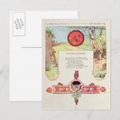 vossen en druiven briefkaart (Voorkant / Achterkant)