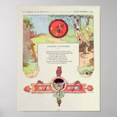 vossen en druiven poster (Voorkant)