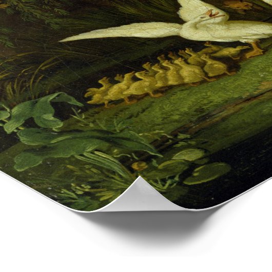 Vossen en ganzen poster (Hoek)