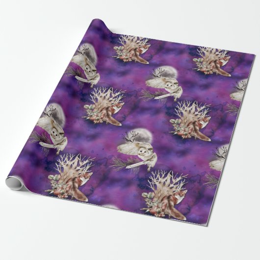 Vossen en Uilen Inpakpapier (Uitgerold)