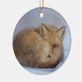 vossen, hangend siermiddel, voxydecor keramisch ornament (Links)