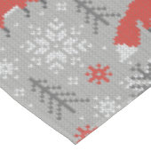 Vossen in het winterbos Scandinavische Kerstmis Tafelkleed (Gekanteld)