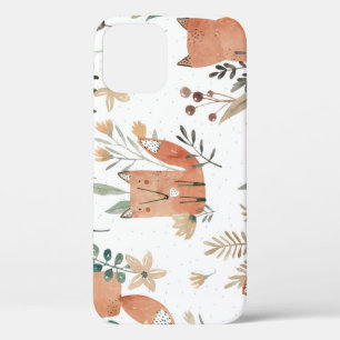 Vossen in weiden: Waterverf naadloos Case-Mate iPhone Case