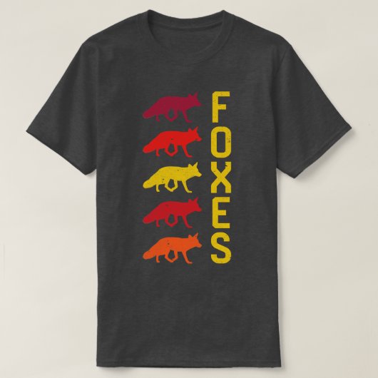 Vossen  t-shirt (Design voorkant)