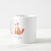 Vossen verliefd koffiemok (Voorkant links)