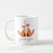Vossen verliefd koffiemok (Links)