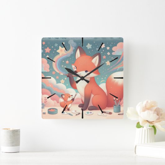 Vossen Vierkante Klok (Huis)