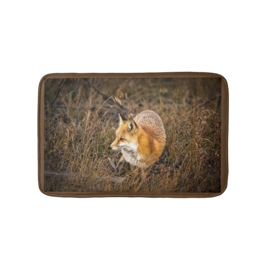 vossenbadmat, vossenbadkameraccessoires, vossencad badmat (Voorkant)