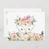 vossenbos, schattig briefkaart (Voorkant / Achterkant)