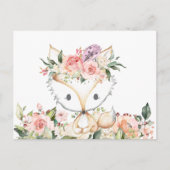 vossenbos, schattig briefkaart (Voorkant)