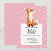 vossenbos, schattig kaart (Voorkant / Achterkant)