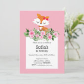 vossenbos, schattig kaart (Staand voorkant)