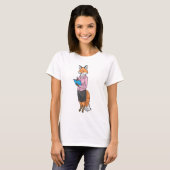 Vossenbureaunotitieboekje T-shirt (Voorkant volledig)