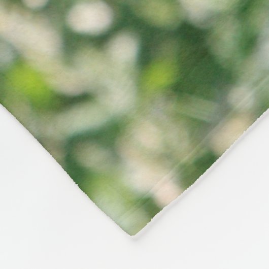 vossendeken, aanzuigdop, blankerd met vossenreet fleece deken (Hoek)