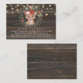 vossenflorboeken voor baby informatiekaartje (Voorkant / Achterkant)