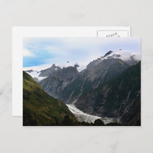 vossengletsjer briefkaart (Voorkant / Achterkant)