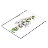 Vossenhandschoen bloem notitieboek (Linkerzijde)