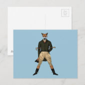  vossenjacht briefkaart (Voorkant / Achterkant)