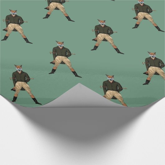  vossenjacht cadeaupapier (Hoek)