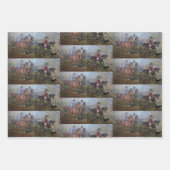 vossenjacht Papier met onmiddellijke verpakking Re Inpakpapier Vel (Voorkant 3)