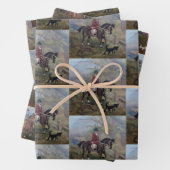 vossenjacht Papier met onmiddellijke verpakking Re Inpakpapier Vel (In situ)