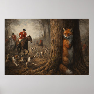 Vossenjacht Poster