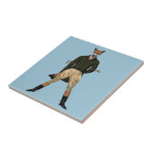  vossenjacht tegeltje (Zijkant)