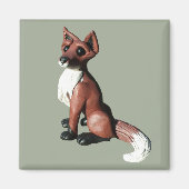 vossenmagneet magneet (Voorkant)