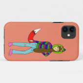 vossenmeisje Case-Mate iPhone case (Achterkant (horizontaal))